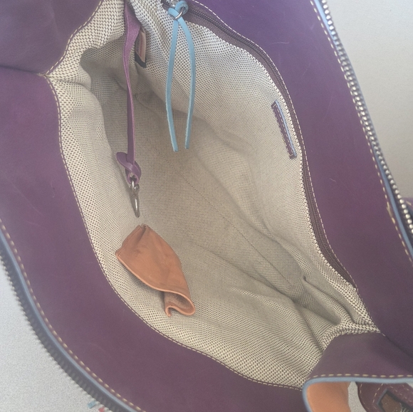 RARE HTF Dooney & Bourke Bolero Handbag Star/Heart Multicolor Leather Purse Bag - Picture 9 of 14